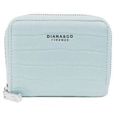 DIANA & CO  Dámská peněženka Diana&Co 3195-9 modrošedá - motiv kůže 7302041-4