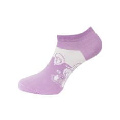 Dámské kotníkové ponožky ND9815 s buldočkem - fialové barvy 9001624-5 Velikost ponožek: 35-38