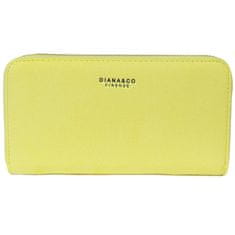 DIANA & CO  Dámská semišová peněženka Diana&Co 3390-2 žlutá 9001660-4