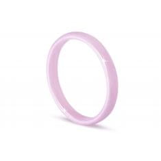 Dámský keramický prsten, růžové barvy 4000232-2 Velikost prstenu - obvod: 59 mm