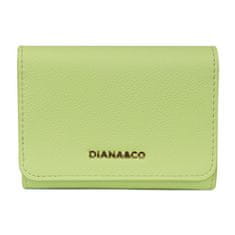 DIANA & CO  Dámská peněženka Diana&Co 3398-5 limetkově žlutá 9001661-1