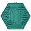 Podložka EPIC PET Lick & Snack lízací hexagon světle zelený 17 x 15 cm