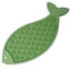 Podložka EPIC PET Lick & Snack lízací ryba pastelová zelená 28 x 11,5 cm