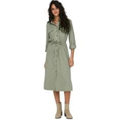 ONLY Dámské šaty ONLCARO Relaxed Fit 15278720 Oil Green (Velikost XS)