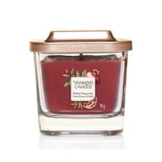Yankee Candle Aromatická svíčka malá hranatá Holiday Pomegranate 96 g