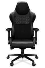 2050 Magnetic Real Leather Black Herní židle pravá kůže černá