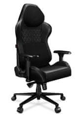 YUMISU 2050 Magnetic Real Leather Black Herní židle pravá kůže černá