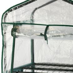 botle Mini skleník Balkonový Zahradní regál 2 police 95x69x49 cm