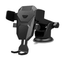 Camerazar Teleskopický Držák Telefonu do Auta, Černý, Kompatibilní s 4-7.5" Smartphony, Otáčení o 360°