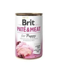 Brit Brit Paté &amp; Meat Puppy 400 g konzervy pro psy