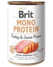 Brit Brit Mono Protein Turkey &amp; Sweet Potato 400 g konzerva pro psy