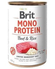Brit Brit Mono Protein Beef & Brown Rice 400 g konzerva