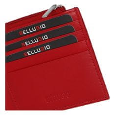 Bellugio Kožená peněženka na doklady Bellugio Andy, červená