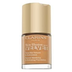 Clarins Skin Illusion Velvet Natural Matifying & Hydrating Foundation tekutý make-up s matujícím účinkem 107C Beige 30 ml