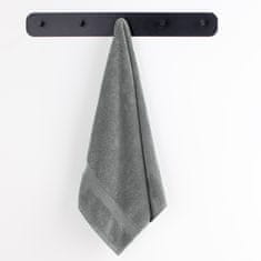 DecoKing Bavlněný ručník Mila 70x140 cm šedý, velikost 70x140