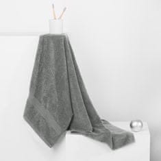 DecoKing Bavlněný ručník Mila 70x140 cm šedý, velikost 70x140