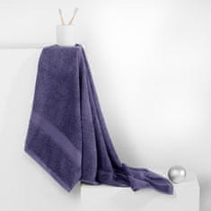 DecoKing Bavlněný ručník Bira fialový, velikost 70x140