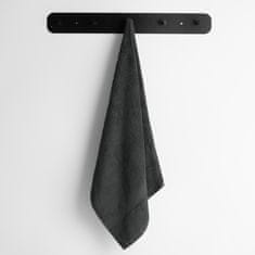 DecoKing Bavlněný ručník Bira tmavě šedý, velikost 70x140