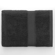 DecoKing Bavlněný ručník Bira tmavě šedý, velikost 70x140
