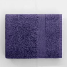 DecoKing Bavlněný ručník Mila 70x140 cm fialový, velikost 70x140
