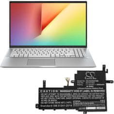 CameronSino Baterie pro Asus VivoBook S15, S531, 3550 mAh, Li-Pol