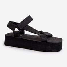 Dámské sandály na platformě Black velikost 41