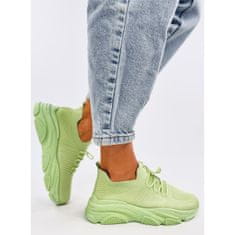 Zelená ponožková sportovní obuv velikost 41