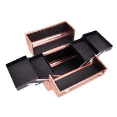 Nehtyprofi Kosmetický kufřík L Diamond 3D zlatý