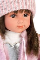 Llorens 53528 SARA - realistická panenka s měkkým látkovým tělem - 35 cm