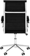 BHM Germany Kancelářská židle Mollis, syntetická kůže, černá