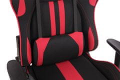 BHM Germany Kancelářská židle Limit XM s masážní funkcí, textil, černá / červená