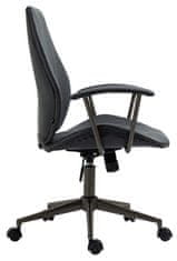 BHM Germany Kancelářská židle Nampa, syntetická kůže, černá