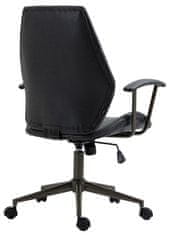 BHM Germany Kancelářská židle Nampa, syntetická kůže, černá