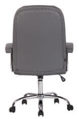 BHM Germany Kancelářská židle Reedville, syntetická kůže, šedá