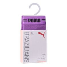 Puma 2PACK dámské kalhotky brazilky fialové (603043001 020) - velikost M