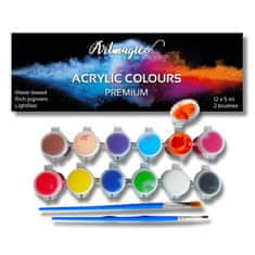 Artmagico  Akrylové barvy 5ml x 12 ks