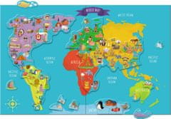 Dodo Toys Magnetická hra - Mapa světa
