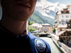 Compressport Training Tshirt SS Badges - Mont Blanc 2020 Blue L