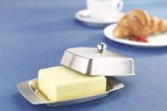 Maximex Nerezová mísa na máslo, 17,5 x 7 x 10,5 cm, stříbrná