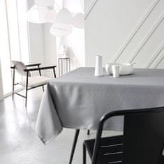 Today Obdélníkový ubrus SATIN, polyester, šedý, 150 x 250 cm