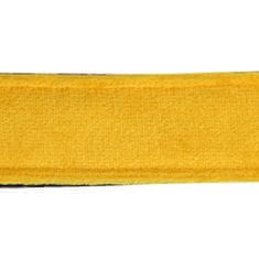 LoveStory Obojek pro psa COSY, nastavitelná délka 35-55 cm, žlutý