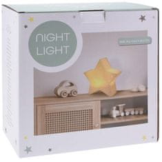 Home&Styling Noční dětská lampa Měsíc Hvězda, na baterky