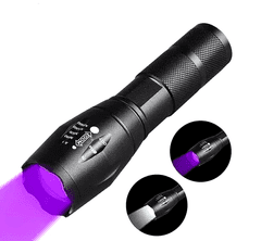 Camerazar Mini svítilna 2v1 UV detektor detektor hliníkový vodotěsný
