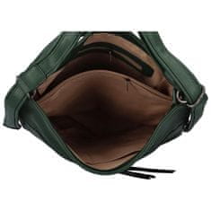 Romina & Co. Bags Trendy dámský koženkový kabelko-batoh Renee, zelená