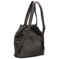 Romina & Co. Bags Trendy dámský koženkový kabelko-batoh Renee, šedá