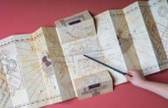 CurePink Papírová mapa Harry Potter: Pobertův plánek (175 x 39 cm)