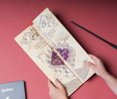 CurePink Papírová mapa Harry Potter: Pobertův plánek (175 x 39 cm)