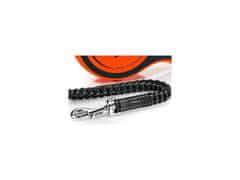 Flexi Xtreme L pásek 5 m, max. 65 kg, černá/oranžová
