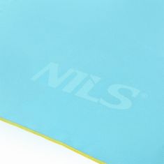 NILS rychleschnoucí ručník z mikrovlákna NCR12, modrá/zelená