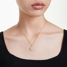 Swarovski Blyštivý pozlacený náhrdelník se zirkony Meteora 5683443